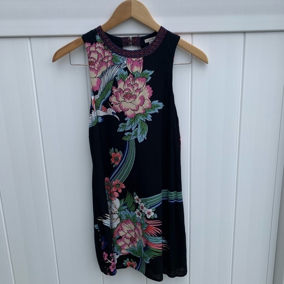 Urban Outfitters Ecote Floral Open Back Dress - Picture 2 of 6